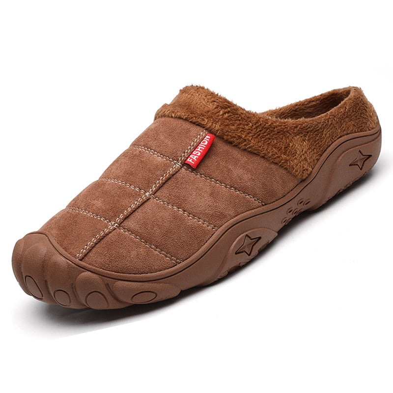 Winter Plüsch Hause Baumwolle Hausschuhe Große Outdoor Schuhe