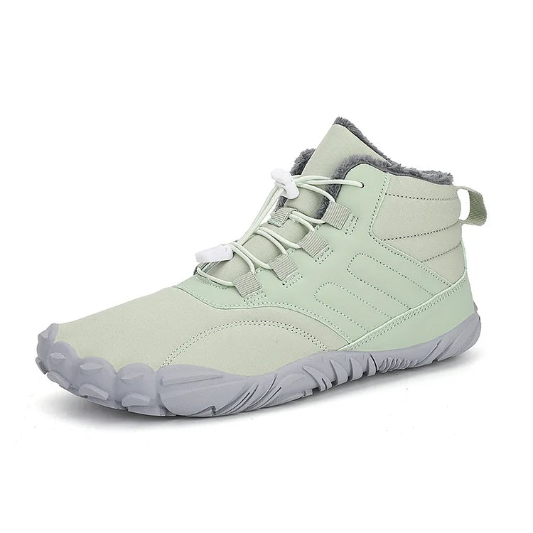 Winter Plüsch Warm Wasserdicht Anti-Rutsch Barfuß Schuhe Outdoor Wandern Sneakers