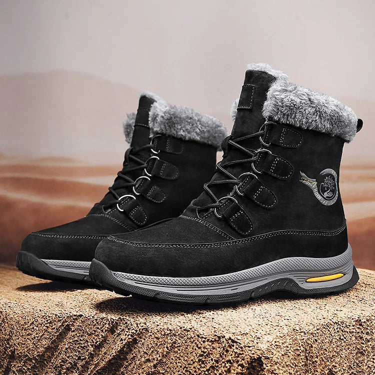 Herren-Schneestiefel warm wasserdicht rutschfest Wanderschuhe