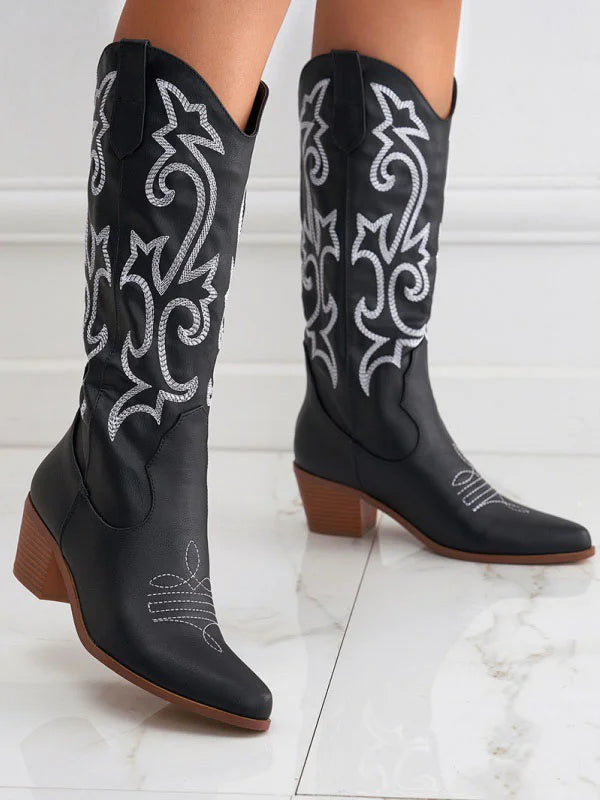 Weitermachen mit Cowboystiefeln