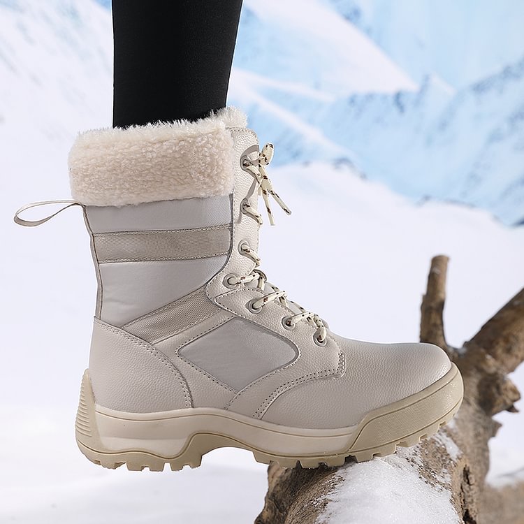 Wasserdichte Schneestiefel – Damen rutschfest & gefüttert