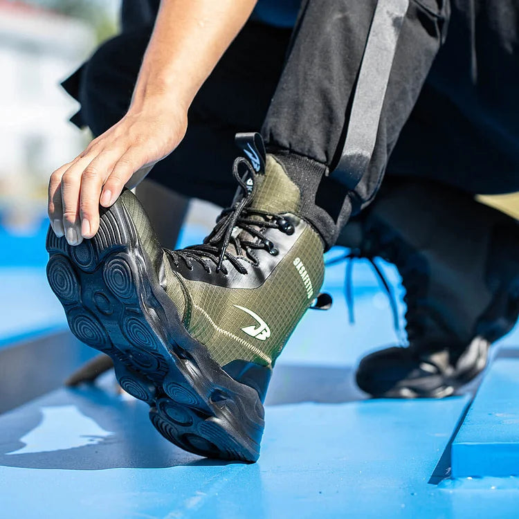 Arbeitsstiefel mit Stahlkappe durchstichsicher