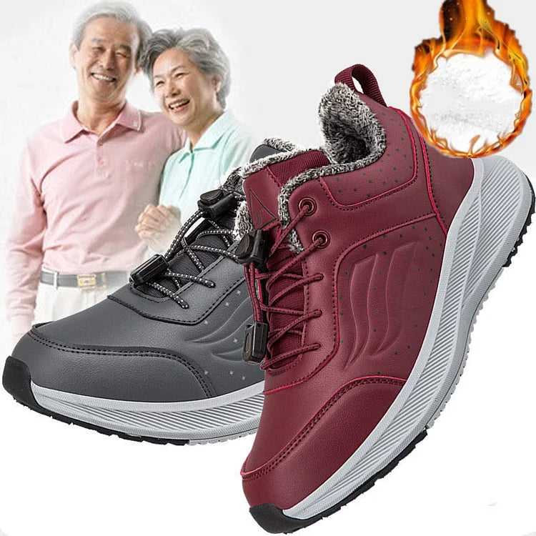 Warme rutschfeste und bequeme Wanderschuhe aus Samt