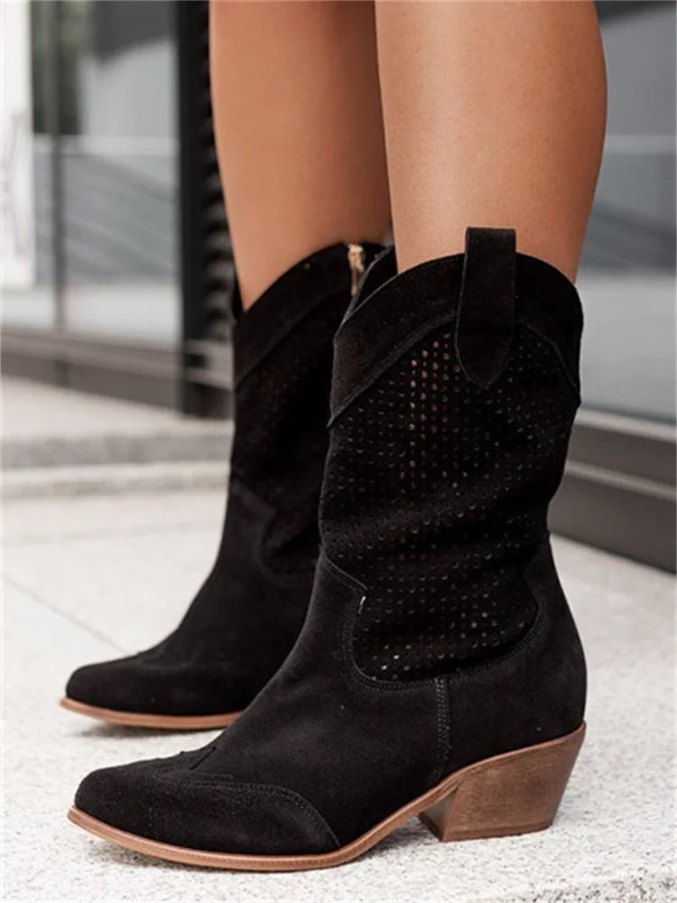 Footwearstorm | Cowboystiefel mit niedrigem Absatz für Damen
