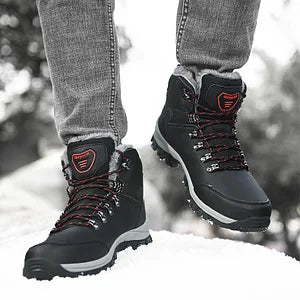 Orthopädische Herren Winter Outdoor Sports Schnürstiefel Wanderschneestiefel