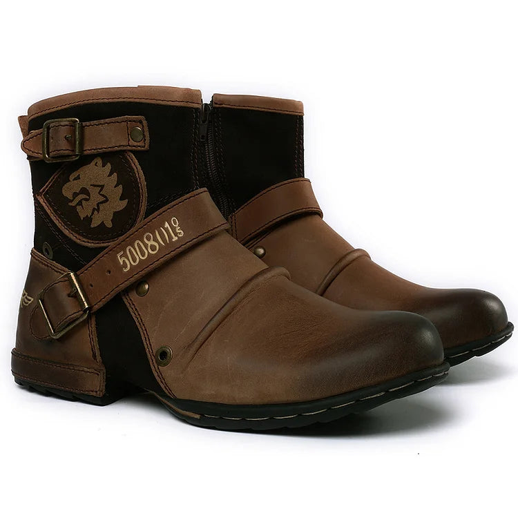 Herren Orthopädische Stiefel Ground Leder Winterschuhe