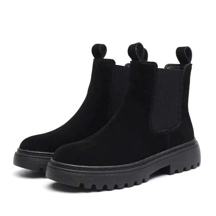 Orthopädische Stiefeletten für Damen mit dicker Sohle