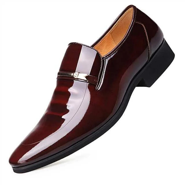 Herren Mikrofaser Leder Loch Atmungsaktive Freizeitschuhe für formelle Anlässe