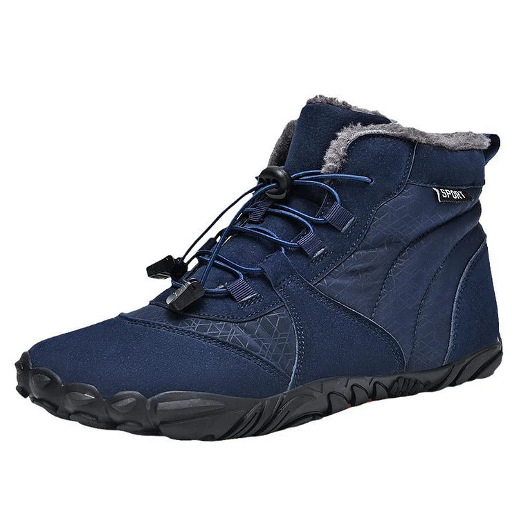 Winter-Barfußschuhe mit rutschfester Sohle – Warm & robust