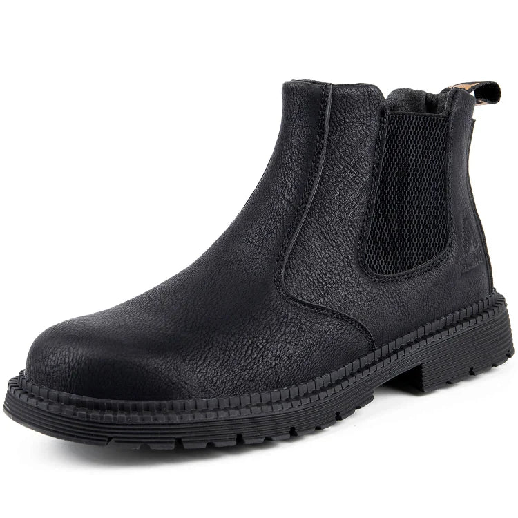 Wasserdichte Slip-On-Stiefel mit Stahlkappe