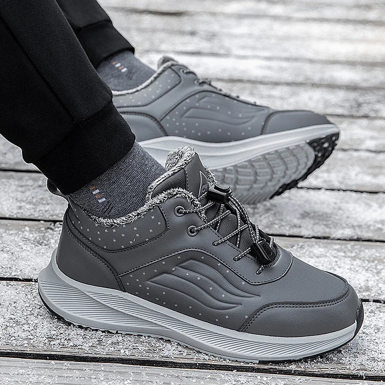 Warme rutschfeste und bequeme Wanderschuhe aus Samt