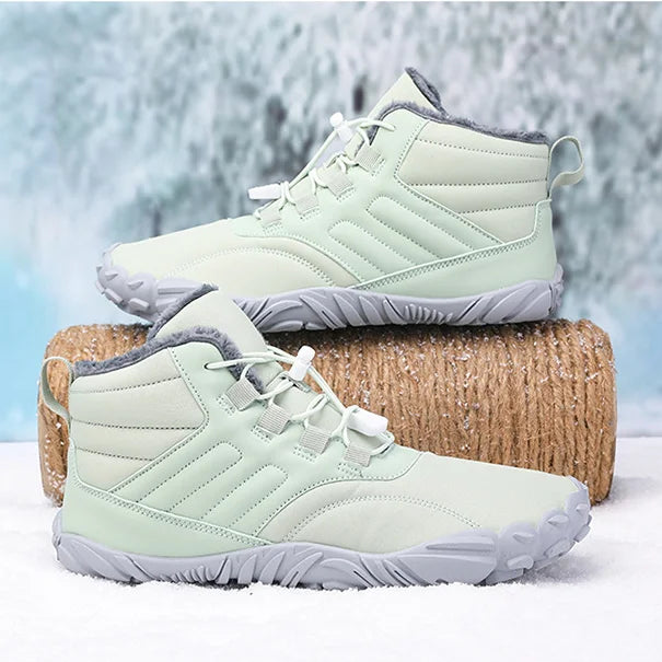 Winter Plüsch Warm Wasserdicht Anti-Rutsch Barfuß Schuhe Outdoor Wandern Sneakers