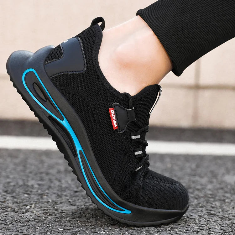 Sicherheitsschuhe mit Stahlkappe Arbeitsschuhe Bequeme und leichte Sicherheitsturnschuhe