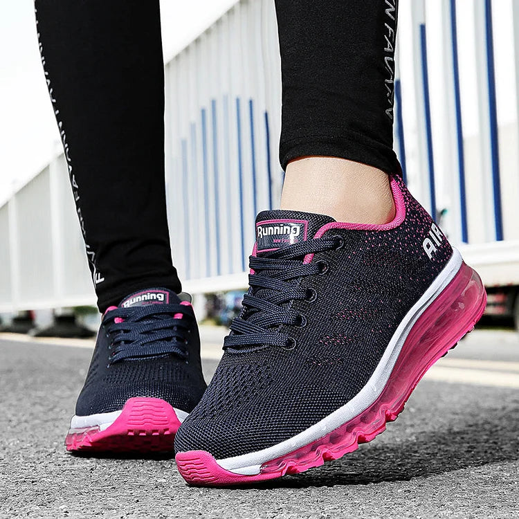 Leichte Unisex-Reisesneaker aus atmungsaktivem Flyknit – ideal für Paare