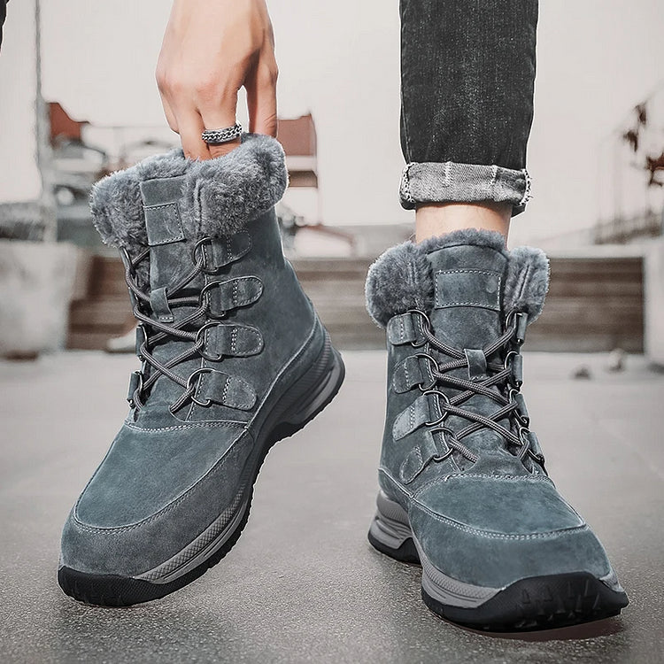 Herren-Schneestiefel warm wasserdicht rutschfest Wanderschuhe