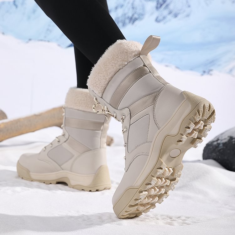 Wasserdichte Schneestiefel – Damen rutschfest & gefüttert
