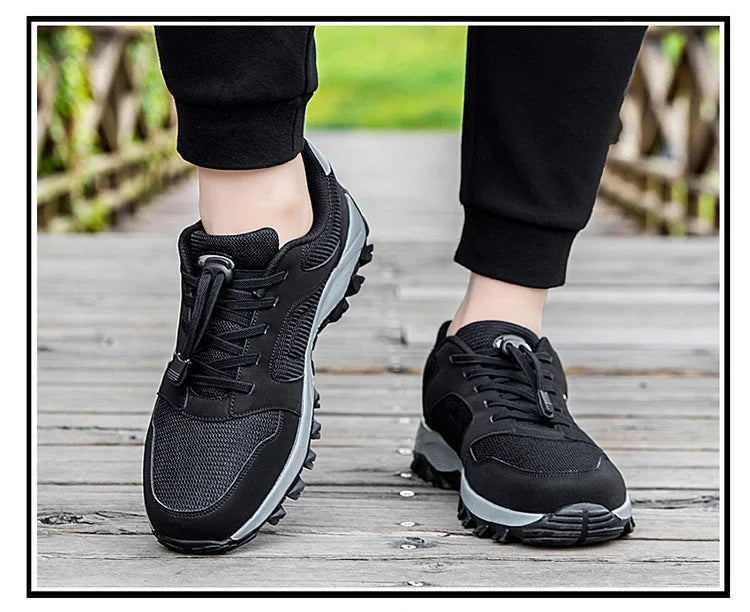 Rutschfeste atmungsaktive modische Wanderschuhe mit weicher Sohle