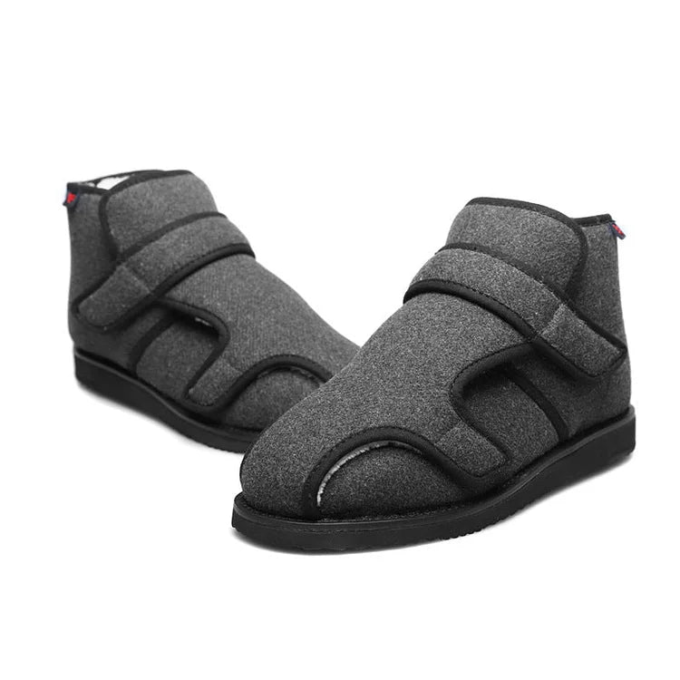 M-ICE GUARD Leicht an- und auszuziehende verstellbare extra breite Stiefel ohne Schnürung