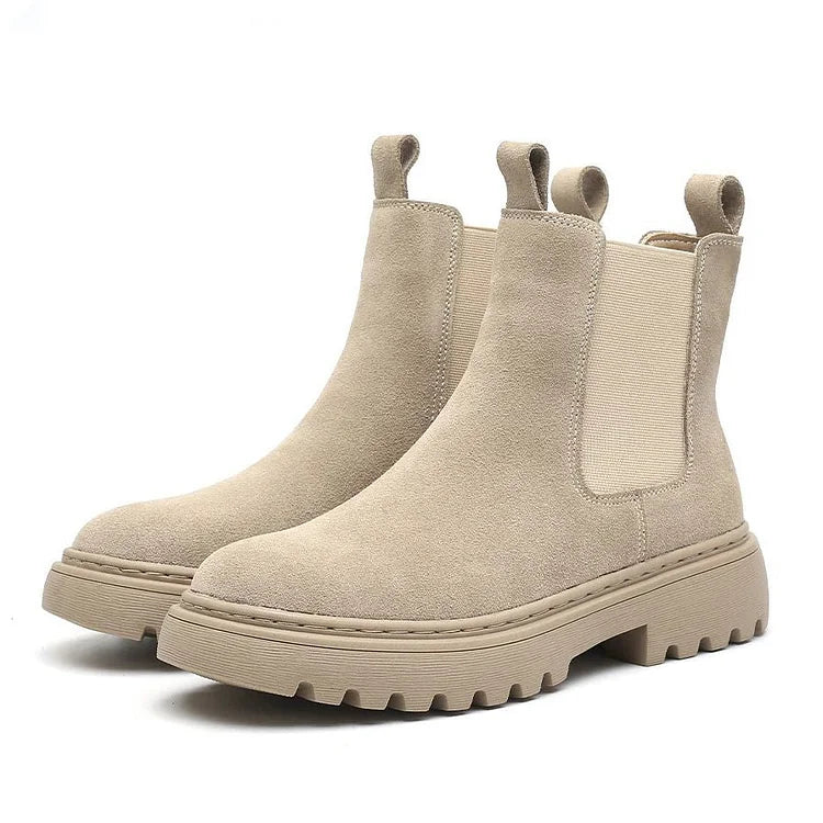 Orthopädische Stiefeletten für Damen mit dicker Sohle