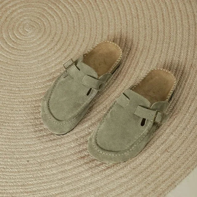 Hochwertige Leder-Sneaker mit Korksohle