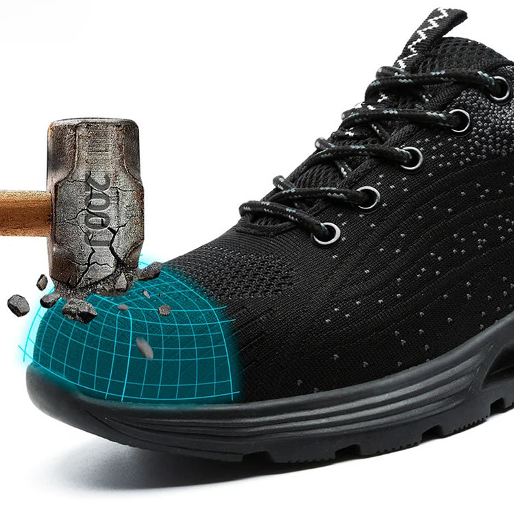 Sicherheitsschuhe Herren-Sneaker mit Stahlkappe