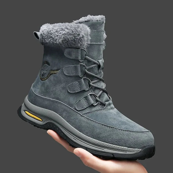 Herren-Schneestiefel warm wasserdicht rutschfest Wanderschuhe