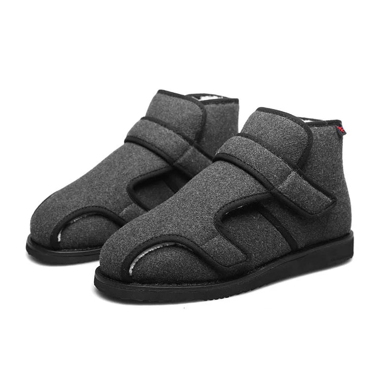 M-ICE GUARD Leicht an- und auszuziehende verstellbare extra breite Stiefel ohne Schnürung
