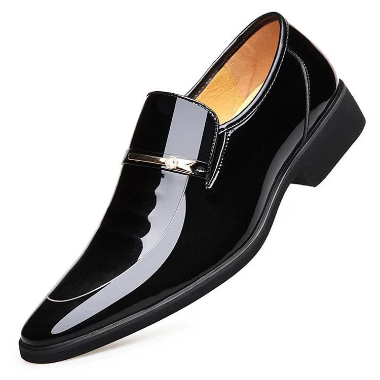 Herren Mikrofaser Leder Loch Atmungsaktive Freizeitschuhe für formelle Anlässe