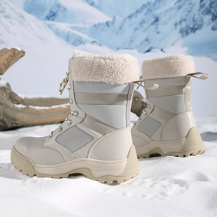 Wasserdichte Schneestiefel – Damen rutschfest & gefüttert