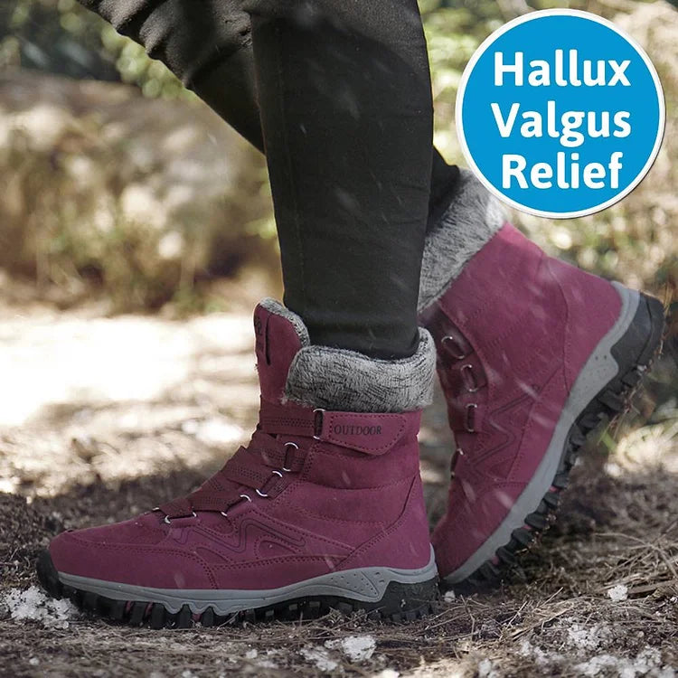 Orthopädische Winter Schnee Stiefeletten Warme Pelz Arch Support Frauen Schuhe