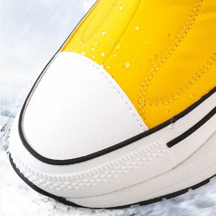 Footwearstorm Paar Orthopädische Stiefel Mehrfarbige warme Plüschschuhe