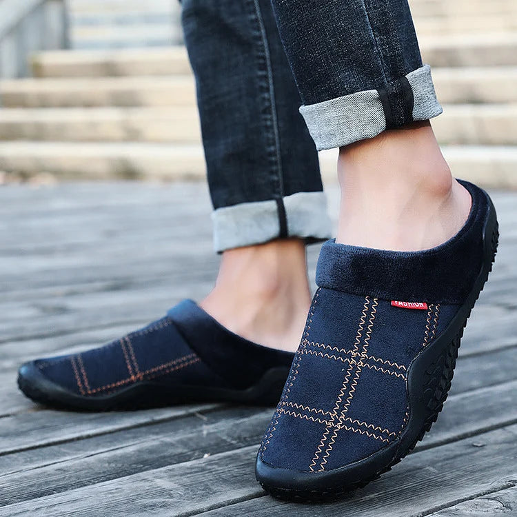 Winter Plüsch Hause Baumwolle Hausschuhe Große Outdoor Schuhe
