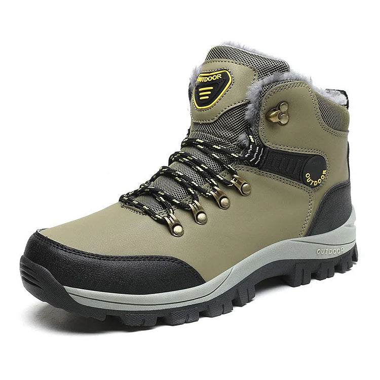 Orthopädische Herren Winter Outdoor Sports Schnürstiefel Wanderschneestiefel
