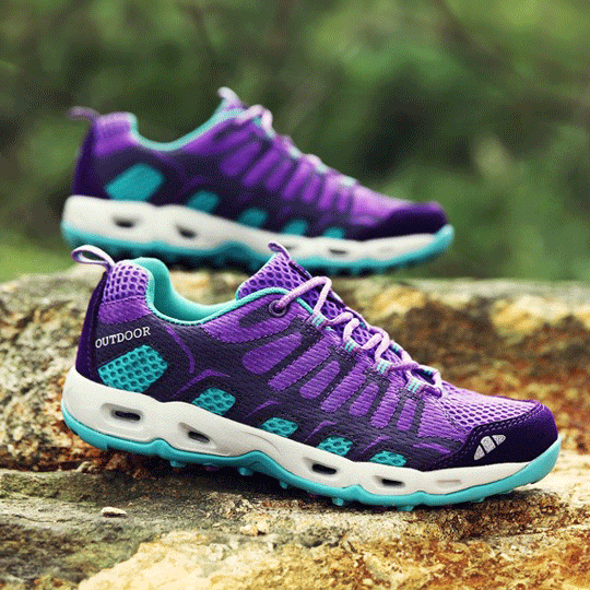 Komfort-Wanderschuhe mit orthopädischer Sohle