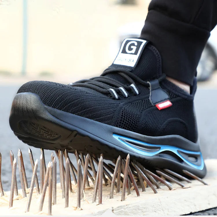 Sicherheitsschuhe mit Stahlkappe Arbeitsschuhe Bequeme und leichte Sicherheitsturnschuhe