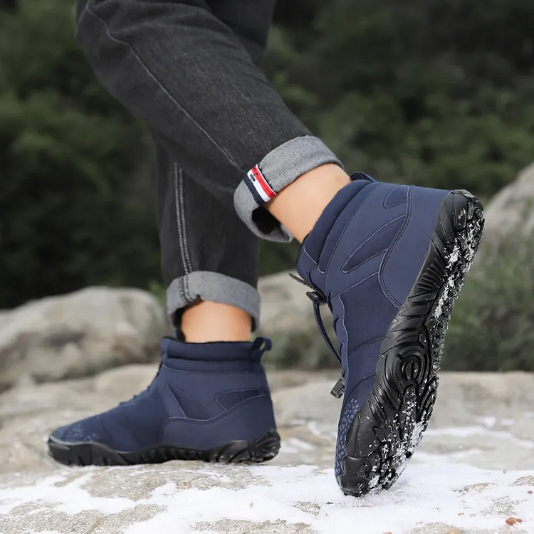 Winter Barfußschuhe Outdoor Warme und wasserdichte Schneestiefel