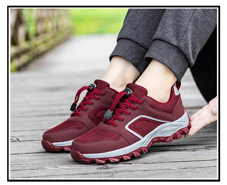 Rutschfeste atmungsaktive modische Wanderschuhe mit weicher Sohle