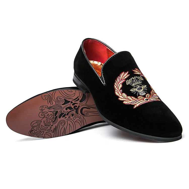 Premium-Loafer mit Stickerei