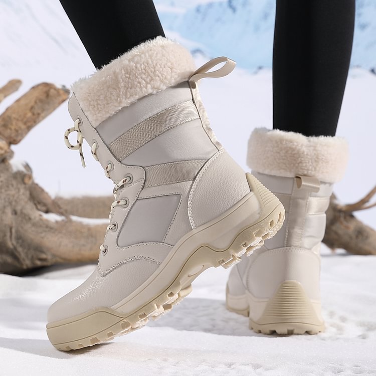 Wasserdichte Schneestiefel – Damen rutschfest & gefüttert