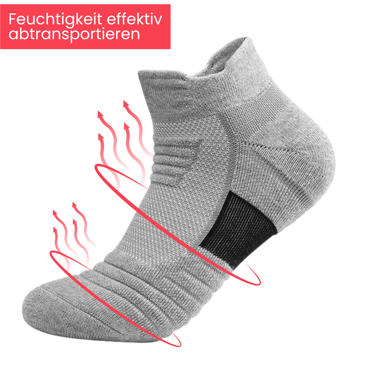 OrthoDay Socken – Atmungsaktive Socken - Sport und Alltag