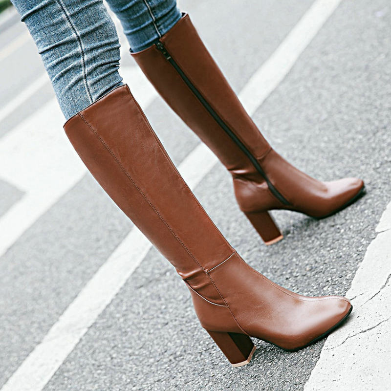 Damen Stiefel aus veganem Leder – Luxuriöse & Nachhaltige Wahl