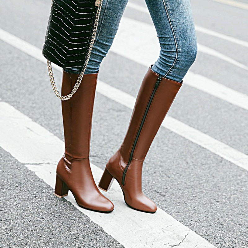 Damen Stiefel aus veganem Leder – Luxuriöse & Nachhaltige Wahl