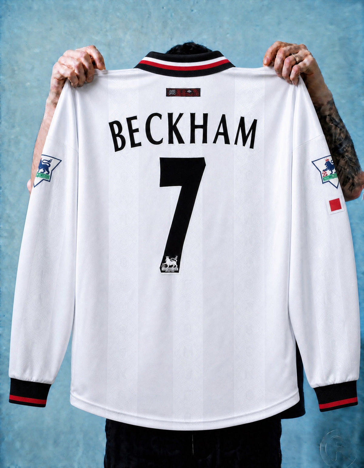 Beckham Man. United Long-Sleeve Away Jersey 1998/99