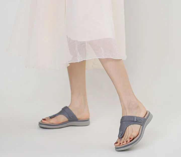 Orthopädische Flip Flops – OrthoDay Sintra - Schwarz