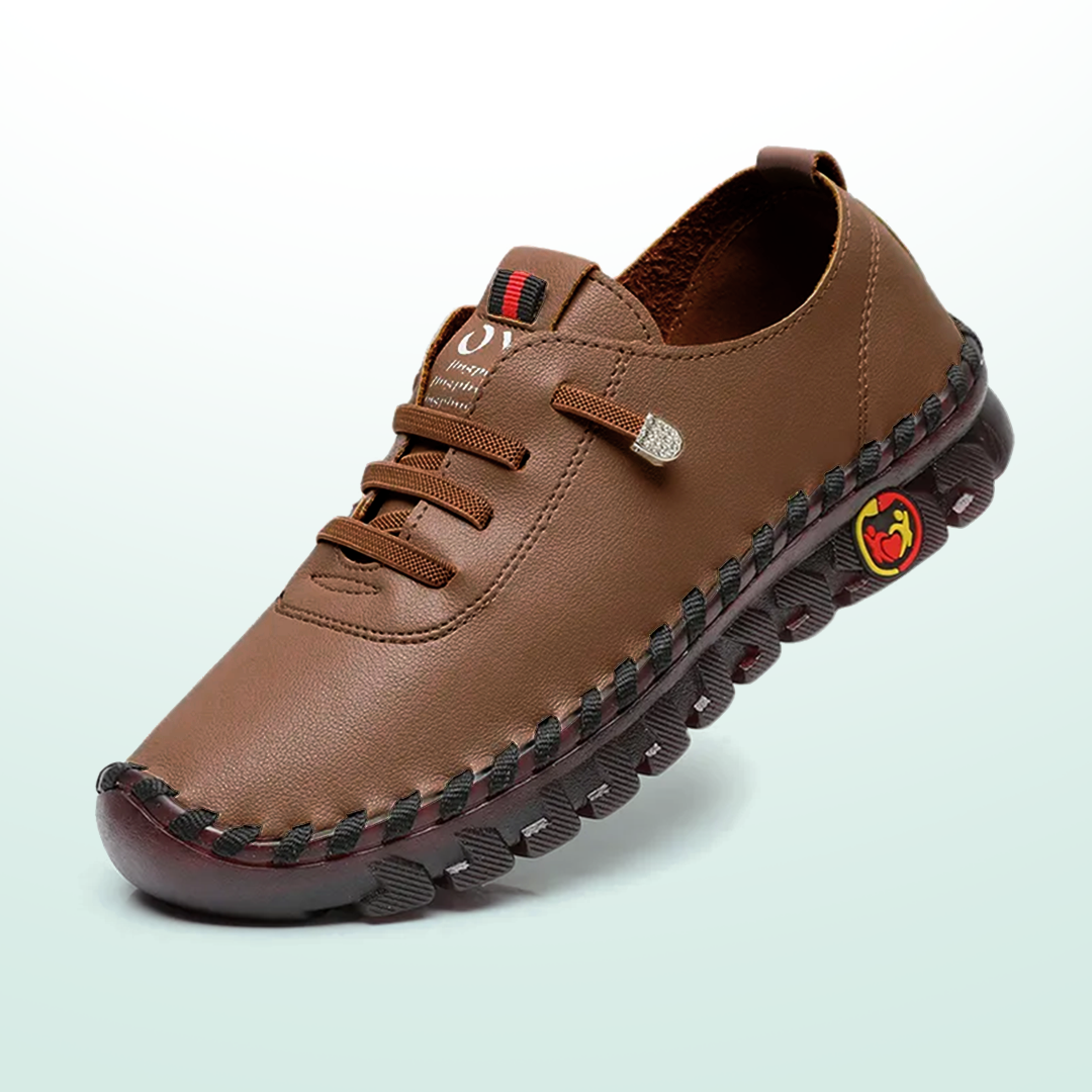 Herrenschuhe mit Dreipunktmechanik für besseren Komfort