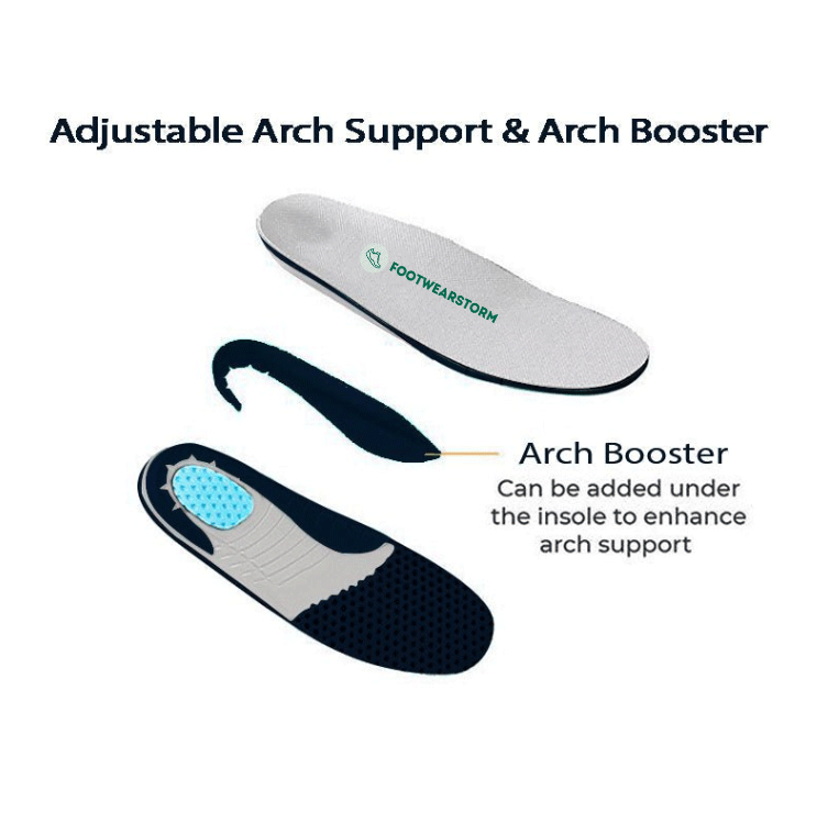 Stride Cushion Orthopädische Schuhe - Mitternachtsschwarz