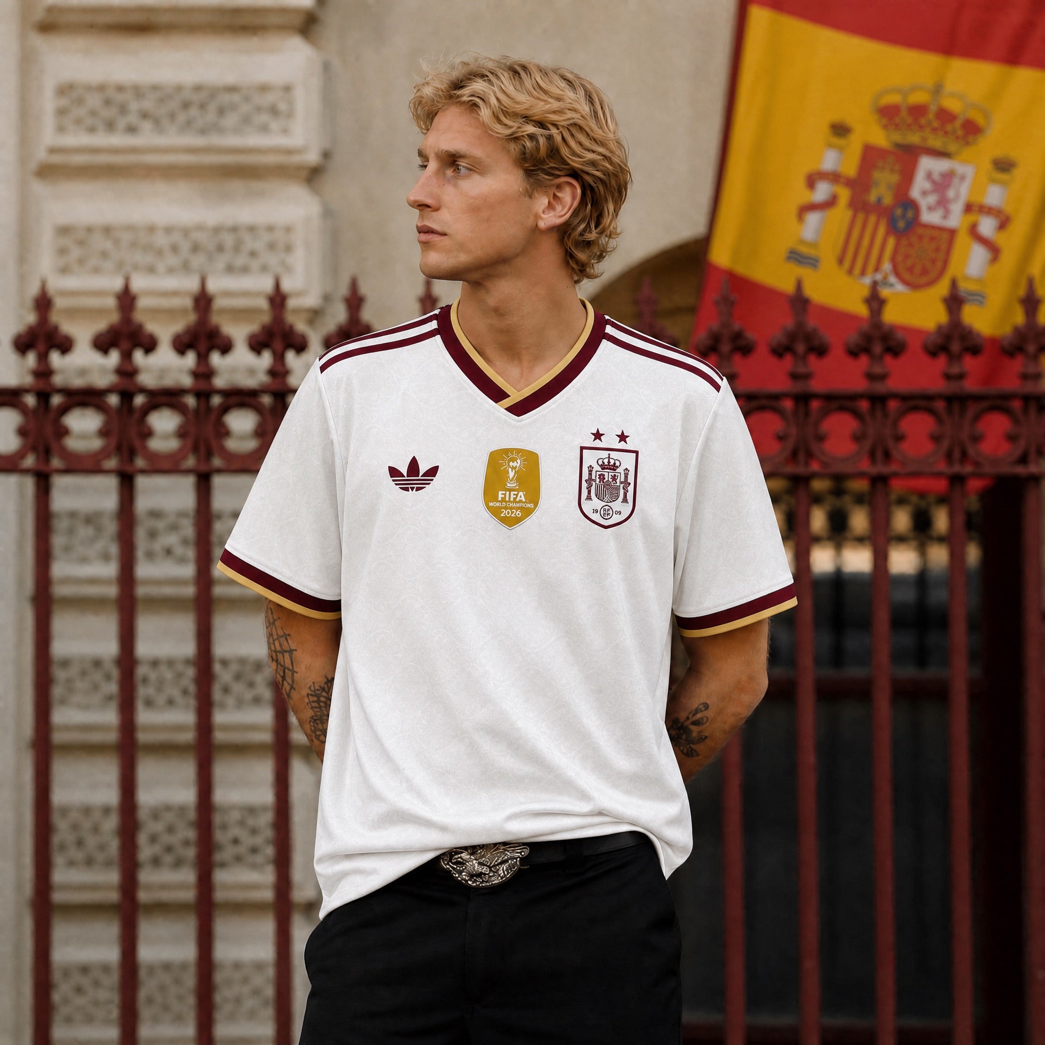 Spain Jersey "CHAMPIONS" Away 2026
