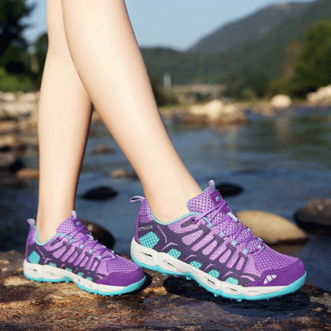 Komfort-Wanderschuhe mit orthopädischer Sohle