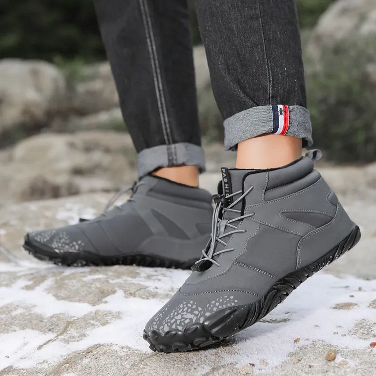 Winter Barfußschuhe Outdoor Warme und wasserdichte Schneestiefel