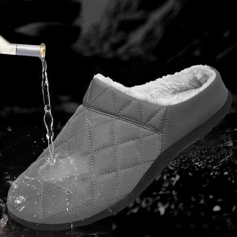 Baumwollpantoffeln Indoor One Pedal Lazy Shoes